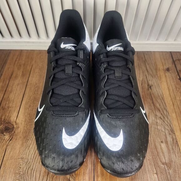 Nike Hyperdiamond 4 Keystone CZ5918-005 Women Sz 10 Black Molded Softball Cleats - Picture 9 of 11